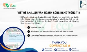 Viết Đề Án/Luận Văn Thạc Sĩ Ngành Công Nghệ Thông Tin – Chuyên Nghiệp và Uy Tín tại ECCP