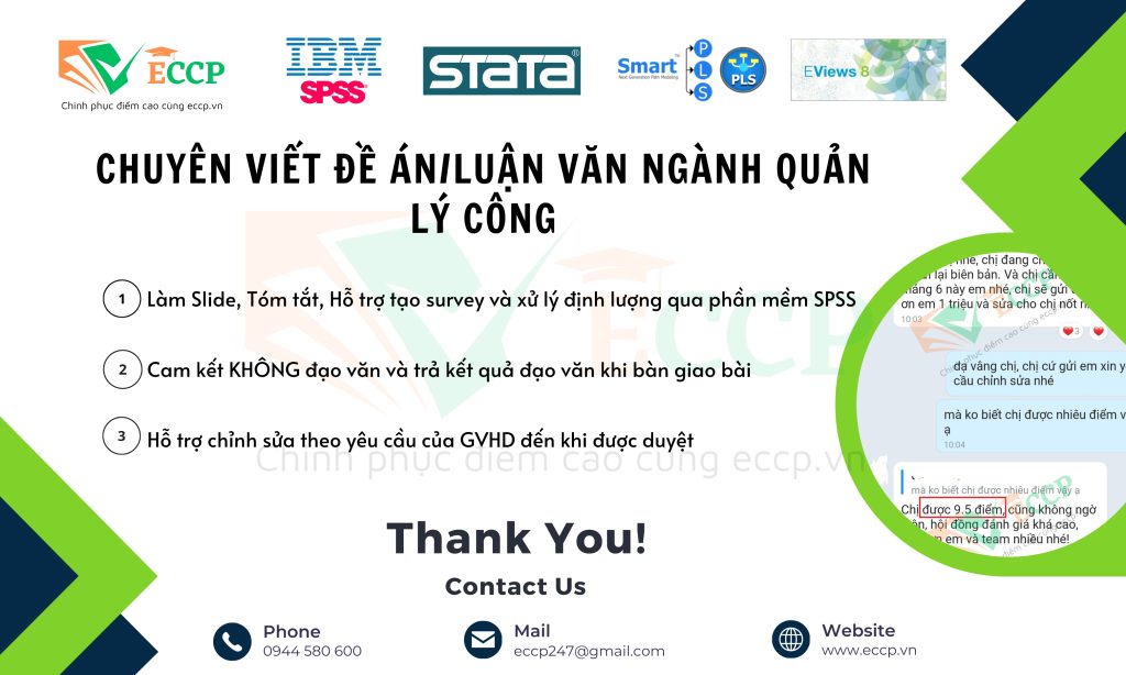 Chuyên Viết Đề Án, Luận Văn Ngành Quản Lý Công – Chất Lượng, Uy Tín, Đảm Bảo Thành Công