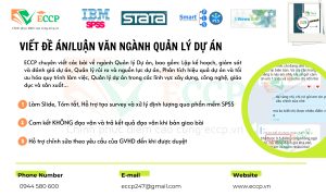 Viết Đề Án/Luận Văn Thạc Sĩ Ngành Quản Lý Dự Án tại ECCP