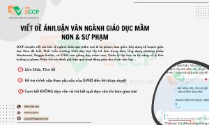 Viết Đề Án/Luận Văn Thạc Sĩ Ngành Giáo Dục Mầm Non & Sư Phạm – ECCP